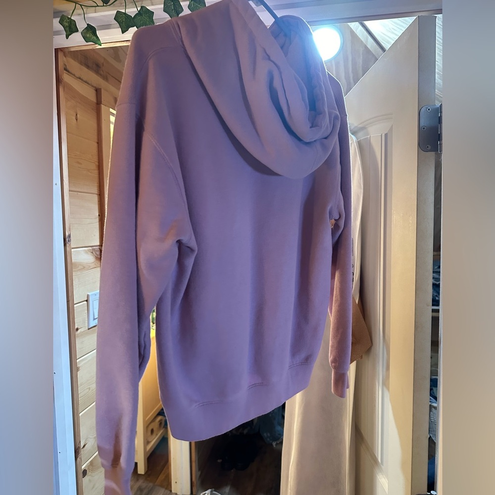 pink glossier hoodie